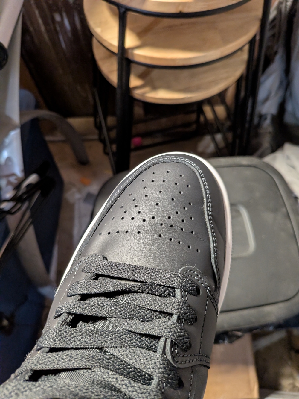 Nike Men’s Black Low-Top Anti Hero Sneakers with Textured Swoosh - Picture 9 of 16